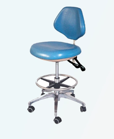 Surgeon Stool MP 568. Sturdy Steel Frame, Stainless Steel Top. Durable, easy-clean design for hospitals & clinics.
