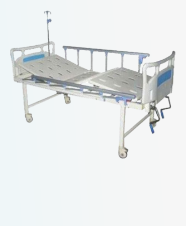 Fowler Bed Mechanical MP - 511, Back & Knee rest elevation, Stainess steel durable framework construction. Ideal for hospitals, clinics.