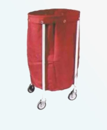 Solid Linen Trolley With Canvas Bag MP - 553.  high-quality solid linen material . Hospital grade, durable & efficient.