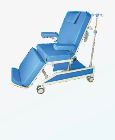Dialysis Chair MP - 581, used for patients undergoing hemodialysis or peritoneal dialysis, used to filter waste products and excess fluids from the blood