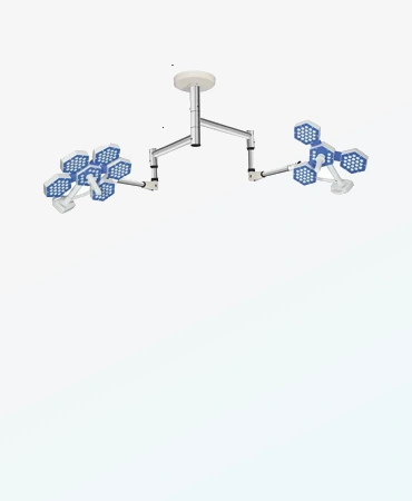 OT Light 05 03 MP - 601,  Configurable surgical Light 05+03 LED,  Operation theater lights, operating room lights,  surgical and medical procedures