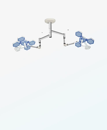OT Light 04 03 MP - 603,  Configurable surgical Light 04+03 LED,  Operation theater lights, operating room lights,  surgical and medical procedures