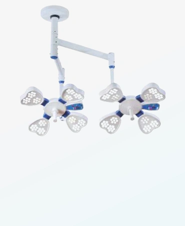 OT Light (Double Dome) MP - 607,  Configurable surgical Light 04+03 LED,  Operation theater lights, operating room lights,  surgical and medical procedures
