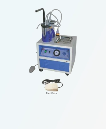 Suction Unit (60 Itr/min.) MP - 623, Deluxe MP - 625, used in hospitals, clinics, used during surgical procedures to remove blood and fluids