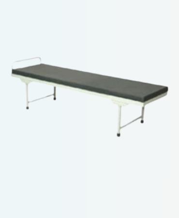 Patient’s Opd Couch MP - 516, Rectangular/Square MS Tubes Frameworks, affordable patient bed.