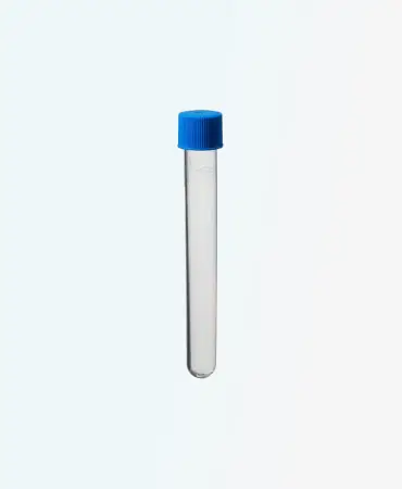 GW-1015 Round-Bottom Polystyrene Tubes (Clear & Available with/without Snap Cap), Ideal for Safe & Efficient Sample Handling & Analysis in School & College Labs.