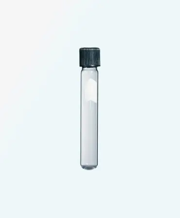 GW-1017 Borosilicate Glass Test Tubes (Reusable) with Leakproof Phenolic Screw Caps, Ideal for Secure Sample Storage & Transport.